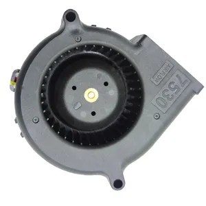 Çin kaynağı 3400 RPM 75X75X30mm 7530 DC Mini basınçlı hava Turbo Blower PF75301B1-1B00C-A99