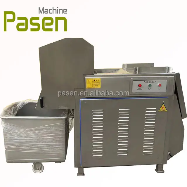 Labor Saving Full Automatic Frozen Meat Chunk Cutting Flaker Frozen Meat Slicer Crusher For Frozen Meat
