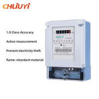 Compteur d'énergie numérique monophasé CHLIUYI DDS5886 220V, compteur d'énergie en kilowattheures, montage mural, précision de classe 1.0