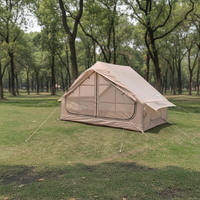 Tente de toit pour camping en plein air, quatre saisons, ouverture rapide, voyage portable, tissu Oxford 210D, coton, quatre coins, porte simple, simple couche