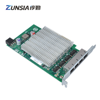 Tarjeta Zunsia PCIE SFP PCI-E Express SFP + 2 puertos para PC de Firewall de red con tarjeta de red Pcie de 10 Gigabit con bisel de altura media/completa