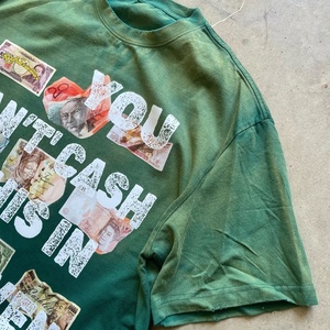 T-shirt ample et lourd de style streetwear, design vierge, délavé à l'acide, 100% coton, écologique, pour homme - Product Image 2