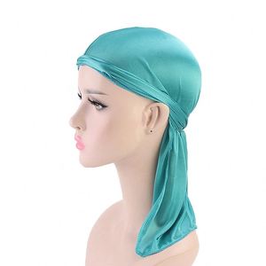 Durag multifonctionnel en soie douce de haute qualité pour hommes, avec logo personnalisé, séchage rapide, vente en gros - Product Image 5