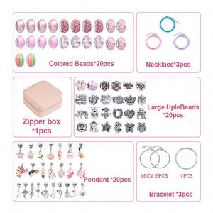 Women's Trendy Stainless Steel <b>Beaded</b> Bracelet High Quality Waterproof Fashion Charms Unique 66pcs Gift Jewelry Making Toys - Product Image 6