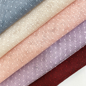 Tissu en maille hexagonale multicolore de 160 cm de large, tissu en polyester à motif de points, <span class=keywords><strong>tulle</strong></span> pour vêtements, sacs, robes - Product Image 1