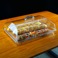 Nouveau couvercle de conservation alimentaire en PC transparent, durable, écologique, compatible lave-vaisselle, pour pâtisserie et cuisine
