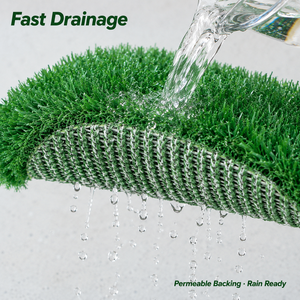 Gazon artificiel tissé à faible entretien, sans tonte, économiseur d'eau, <span class=keywords><strong>tapis</strong></span> <span class=keywords><strong>de</strong></span> gazon pour jardin <span class=keywords><strong>de</strong></span> villa - Product Image 3