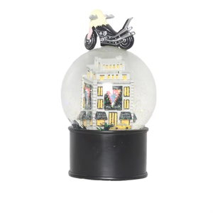 Hot Selling New York Resin Music Box Custom Halloween Folk <b>Art</b> <b>Snow</b> Globe with Painted Ornaments for Christmas Gifts Crafts - Product Image 2