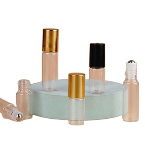 <b>Mini</b> Small Travel Size 1ml 2ml 3ml 5ml <b>Perfume</b> <b>Sample</b> Tester Bottle Metal Roller Ball <b>Perfume</b> Bottle - Product Image 1