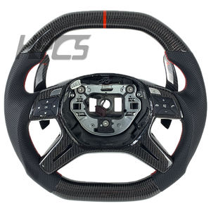 Accesorios de Interior de coche <span class=keywords><strong>volante</strong></span> de fibra de carbono para Mercedes Benz Clase G G65 G63 <span class=keywords><strong>AMG</strong></span> W463 ML63 GL550 GL63 W166 - Product Image 1