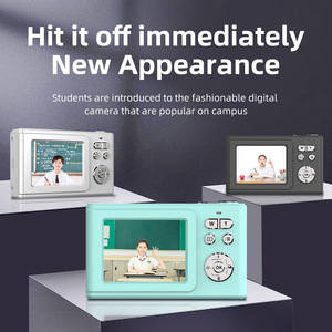 กล้องดิจิตอล 4K เซ็นเซอร์ CCD เลนส์ความแม่นยำสูง F2.9 4.1 มม. สำหรับนักเรียน ถ่ายภาพในมหาวิทยาลัย ของขวัญสำหรับการเดินทาง - Product Image 2