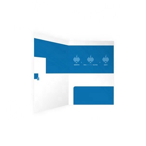 100% אחריות איכות משרד סיטונאי תיקיית קבצי נייר בגודל A4 תיקיות מצגת לוגו מותאם אישית - Product Image 3