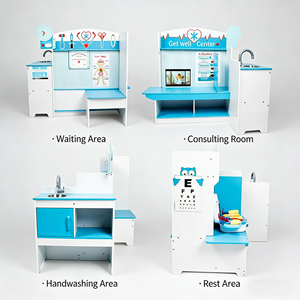 Juego de Roles de <span class=keywords><strong>Doctor</strong></span> de Madera para Niños Zongheng |   Juego de herramientas médicas para inyecciones de juguete |   Modelo 021 Juguetes de Simulación de Hospital - Product Image 5