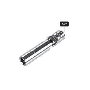 1/4 In Drive <b>Universal</b> Joint <b>Socket</b> Wrench Auto Repair Tool - Product Image 1