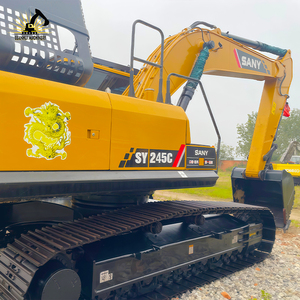 รถขุดที่มีการใช้งานโครงสร้างยืดหยุ่นแบบดั้งเดิม SY245C ทึบผลิตภัณฑ์เครื่องขุดมือสองมีเวลาทำงานน้อยกว่า - Product Image 1