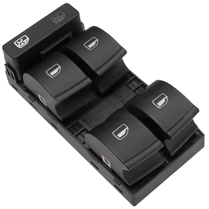 Interruptor Elevavidrios Eléctrico 8E0959851B para Audi A4 B6 2000-2004, Audi A4 B7 2004-2007, <span class=keywords><strong>Seat</strong></span> <span class=keywords><strong>Exeo</strong></span> 2008-2013 |   Repuesto Original - Product Image 1