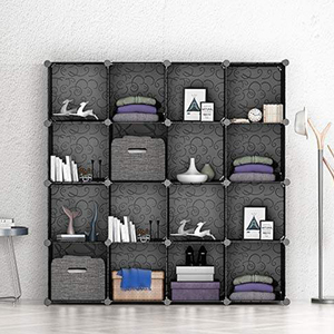 Gabinete de almacenamiento de plástico simple DIY, <span class=keywords><strong>armario</strong></span> de <span class=keywords><strong>resina</strong></span>, puerta corredera, Cubo de almacenamiento alto, Armarios con estante - Product Image 5