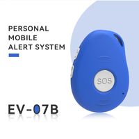 Nuevo Localizador GPS 4G Mini EV-07B con Botón de Pánico SOS y Clip para Cinturón para Personas Mayores, con Llamadas Bidireccionales