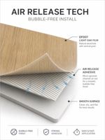 Papier peint autocollant en PVC imperméable DF007 à effet bois pour la cuisine, la salle de bain, la décoration des armoires