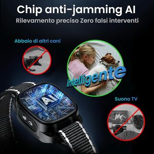Mini-collier anti-aboiement PB45 à vibration pour dressage canin, rechargeable, avec écran couleur intelligent - Product Image 5