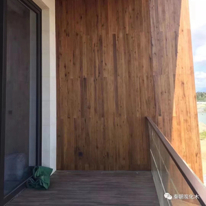 Thermowood Ash Pont carbonisé Terrasse en bois <span class=keywords><strong>traité</strong></span> 11x110mm Planches en bois massif Panneau en bois modifié thermiquement moderne - Product Image 2