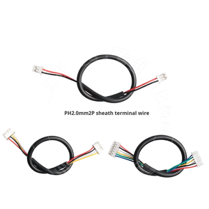 Ph2.0Mm/Xh2.54Mm PVC/PTFE tembaga murni multi-inti 2464 kabel koneksi Terminal berselubung tunggal/dua ujung 2-6p IP67 komputer - Product Image 2