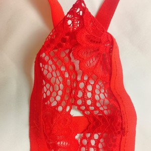 Caleçon string Izido pour homme, motif chapeau de Noël, rouge, taille basse, dentelle, sexy G537 - Product Image 3