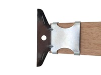 Brosse métallique industrielle et de bricolage avec manche en bois et 4x11 rangées pour le nettoyage et le polissage (OEM disponible)