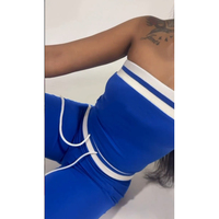 Offre Spéciale Été – Ensemble Lounge 2 Pièces Femme : Haut Sans Manches et Pantalon Capri à Cordon en Coton Spandex – Vêtements de Détente – Vente en Gros – Logo Personnalisé