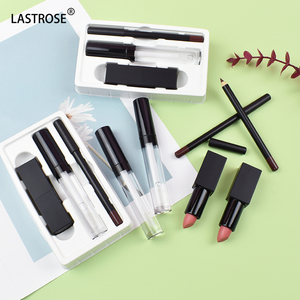 Bán Buôn 3 Trong 1 Son Môi Kit Nhãn Hiệu Riêng Không Thấm Nước Lip <span class=keywords><strong>Gloss</strong></span> Set Vegan Kem Lót Môi Và Son Bóng Và Rắn Son Môi - Product Image 4