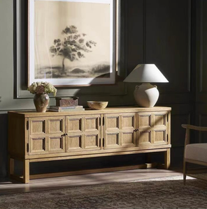 <b>Vintage</b> Solid Wood Dining <b>Cabinet</b> Home Living Room Tv Bar Large Capacity Storage Entrance Villa Hfl-134 Four Independent - Product Image 2