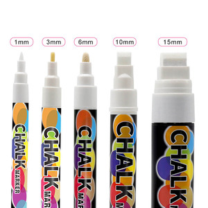 Promotional White Dry Erase Liquid Chalk Pen Used for Water Erasable White <b>Board</b> Liquid Chalk <b>Marker</b> Pen Set - Product Image 3