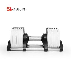 Multi Function Dumbbell Set <b>Free</b> <b>Weights</b> Gym Fitness Equipment Cast Iron Adjustable Dumbbells 40kg - Product Image 4