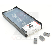 LOGU030310ER-GM Plaquettes de fraisage à alimentation élevée, Lames de fraisage indexables en carbure R1.0 pour l'usinage de l'aluminium, de la fonte et du cuivre