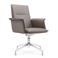 Chaise moderne de patron de direction Chaise de bureau élévatrice en cuir à dossier haut avec design ergonomique Chaise de conférence en tissu