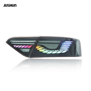 Feux arrière LED Jushun Audi A5, clignotants séquentiels à effet écailles de dragon, 12V, version rouge et noire - Product Image 4