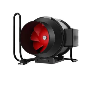 Inline büyümek çadır Fan havalandırma egzoz hava üfleyici ile hız kontrol HVAC Blower kanal Fan