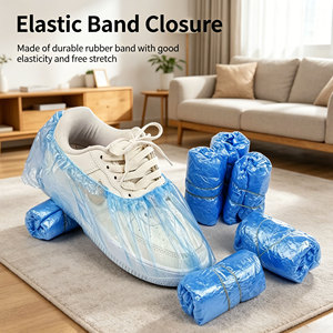 100 Protège-chaussures jetables en PE, imperméables et antidérapants, pour mariages, camping, pluie, élevage, randonnée - Vente en gros - Product Image 3