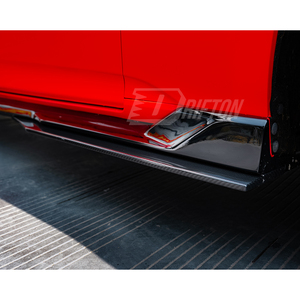 สเกิร์ตข้างคาร์บอนไฟเบอร์ทรง Drifton Dark Horse SC รุ่นใหม่ สำหรับ Ford Mustang Gen7 S650 ปี 2024 ขึ้นไป - Product Image 4