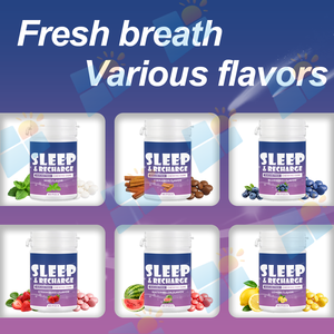 Gommes à mâcher OEM/ODM à marque privée (<span class=keywords><strong>60</strong></span> pièces) pour le sommeil et la relaxation, pour hommes et femmes, favorisant la relaxation profonde et le soutien nocturne - Product Image 3