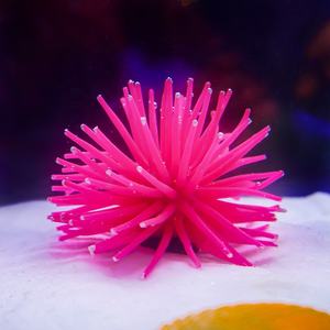 Groothandel Kleurrijke Siliconen Zee-egels <span class=keywords><strong>Aquarium</strong></span> Ornamenten Zacht Huisdier/<span class=keywords><strong>Aquarium</strong></span> Tank Decoraties Plastic Vis Aquascape - Product Image 5