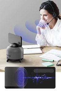 Pyj กิมบอลติดตามผล Ai หมุนได้360องศากล้องติดตามถ่ายทอดสดกลางแจ้งโทรศัพท์มือถือเครื่องเสียงตั้งโต๊ะ - Product Image 4