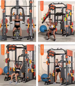 Upgrade All-in-one Squat Cage met Mechanische Arm Smith Bar Borst- & Beenpers Multifunctionele Uitstekende Home Gym Apparatuur - Product Image 3