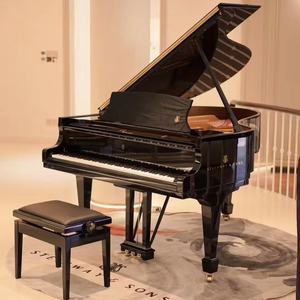 Piano de cola Steinway & Sons O-180 usado, importación original de Alemania - Product Image 1