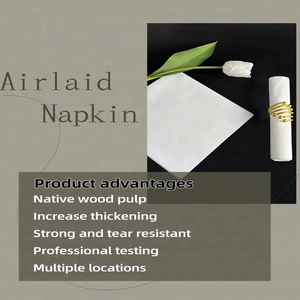 กระดาษเช็ดปากสีขาวแบบใช้แล้วทิ้งผ้าเช็ดปากผ้าลินินเนื้อสัมผัสสำหรับงานแต่งงานโรงแรมปาร์ตี้ร้านอาหาร55gsm พิมพ์ลายแบบทันสมัย - Product Image 6