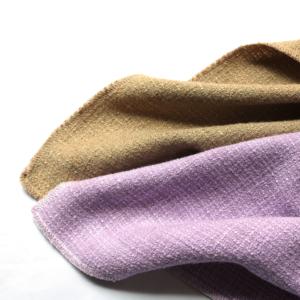 Offre Spéciale vente en gros élégant Textile doux Tweed lavande tricot Plaid laine laine Polyester tissu <span class=keywords><strong>pour</strong></span> dame robe costume vêtement - Product Image 4