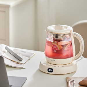 หม้อต้มน้ำไฟฟ้า Bear Mini Health Kettle 0.8 ลิตร พร้อมฟังก์ชั่นอุ่นร้อน สำหรับใช้ในบ้านและสำนักงาน - Product Image 2