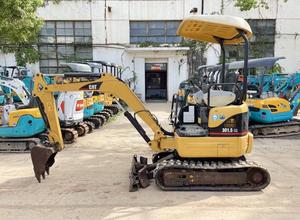 รถขุดขนาดเล็ก Caterpillar Cat 301.5 มือสอง ได้รับการรับรองมาตรฐาน CE รถขุดตีนตะขาบ Caterpillar 1T รุ่น 301.5 301.7 303 พร้อมอุปกรณ์เจาะดิน - Product Image 6