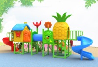 Équipements de terrain de jeux pour enfants à bas prix, équipements en plastique pour parcs d'attractions, divertissement commercial, toboggan de terrain de jeux extérieur