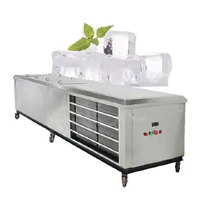 Đại Dương 2 tấn 5 tấn quy mô lớn Ice Cube máy làm thương mại trong suốt rõ ràng Ice Block Maker